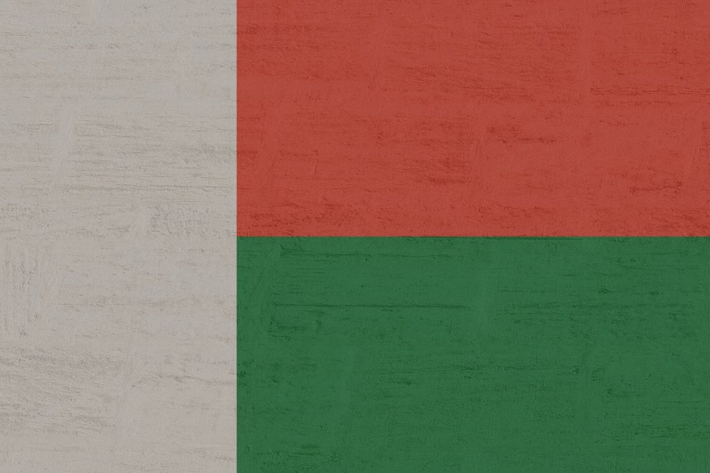 madagascar, banner, flag